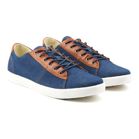 Damm Denim Low-Top Sneakers // Blue