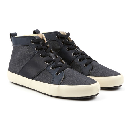 Leo Hi-Top Sneakers // Grey