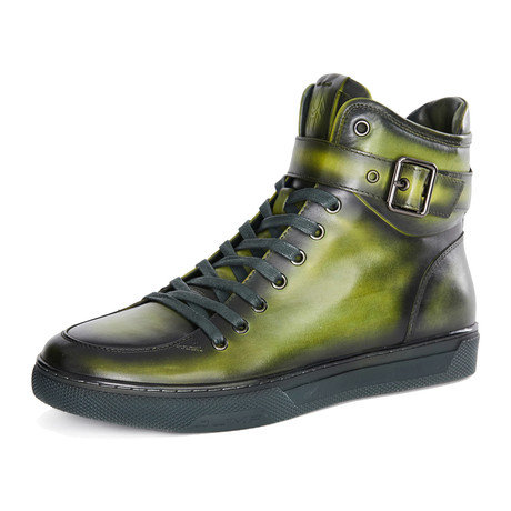 Sullivan High-Top Sneakers // Amazon Green