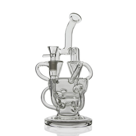 Triple Recycler Water Pipe
