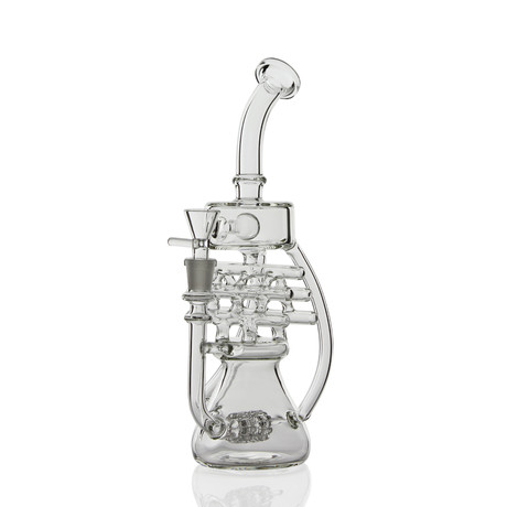 Double Stereo Matrix to Lattice Perc Recycler Water Pipe