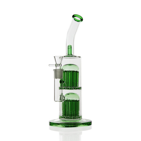 Double Diffused Tree Perc Water Pipe