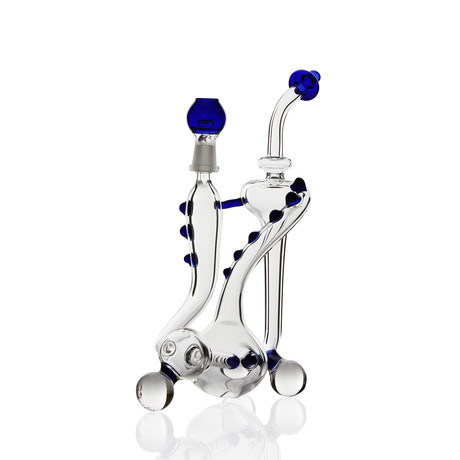 Blue Accent Standing Recycler