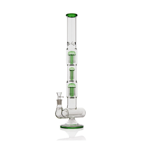 Inline to Triple Stacked Tree Perc Water Pipe