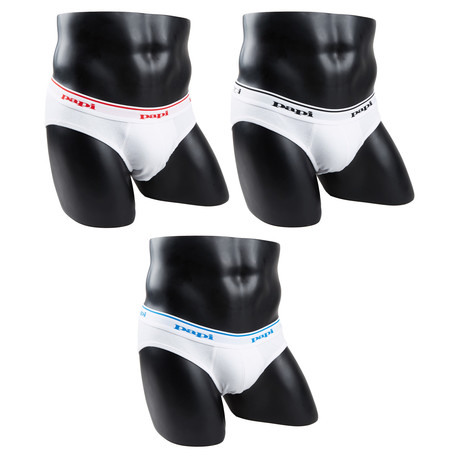Low Rise Brief // White // Pack of 3