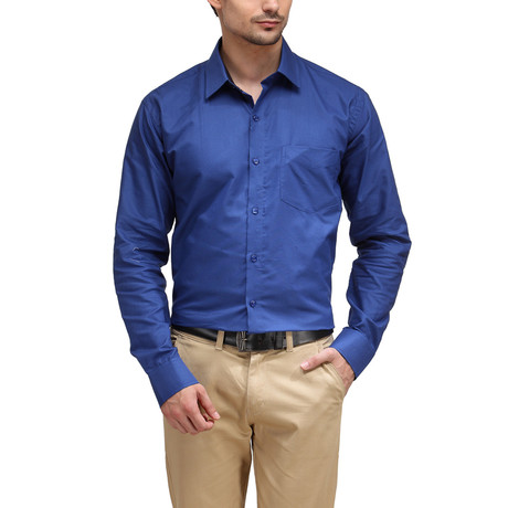 Ancona Dress Shirt // Blue