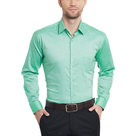 Battipaglia Dress Shirt // Green