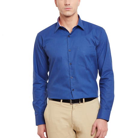 Brindisi Dress Shirt // Royal Blue