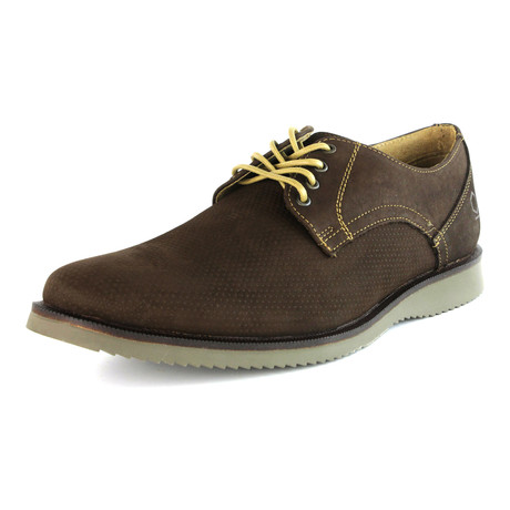 Anger Textured Oxford // Brown