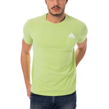 Basic Polka Dot T-Shirt // Green