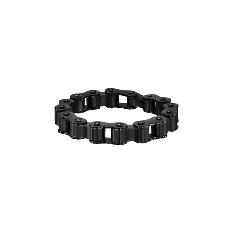 PVD Motor Chain Bracelet // Black