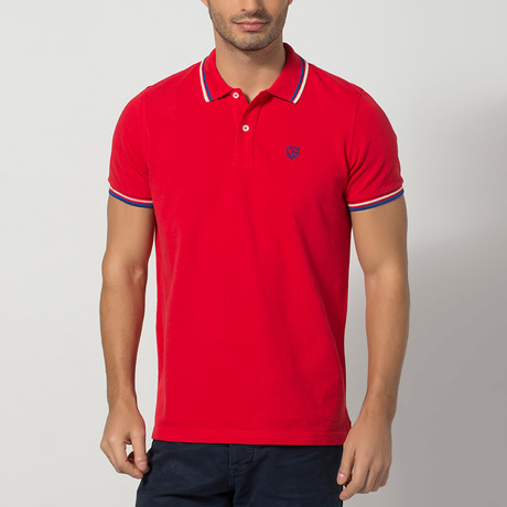 Mario Short-Sleeve Polo // Red