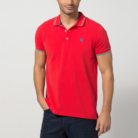 Manuel Short-Sleeve Polo // Red