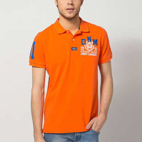 Mesut Short-Sleeve Polo // Orange