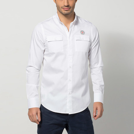 Andre Long-Sleeve Shirt // White
