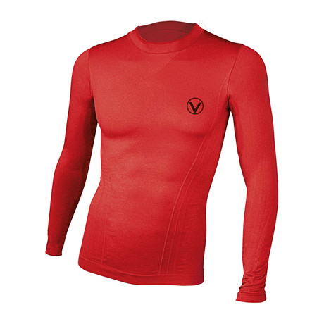 Vivasport // Long-Sleeve Athletic Shirt // Red