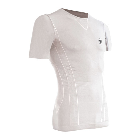 Vivasport // Short-Sleeve Crewneck Athletic Shirt // White