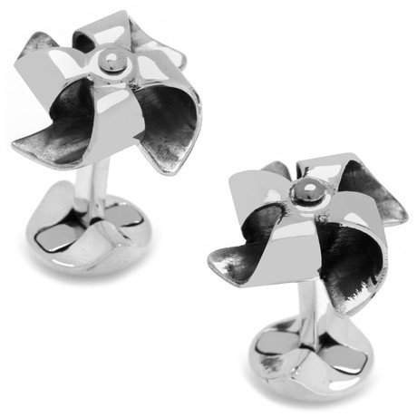 Origami Cufflinks // Pinwheel