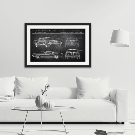 Mustang Shelby Design Print