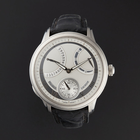 Maurice Lacroix Calendrier Retrograde Automatic // MP7268-SS001-110 // Pre-Owned