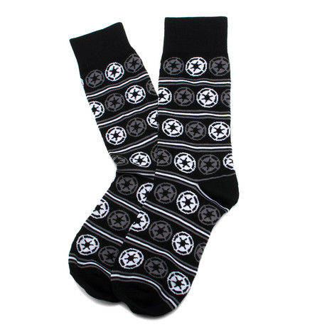 Imperial Stripe Sock // Black