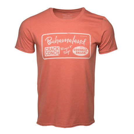 Bahamaland Printed T-Shirt // Coral