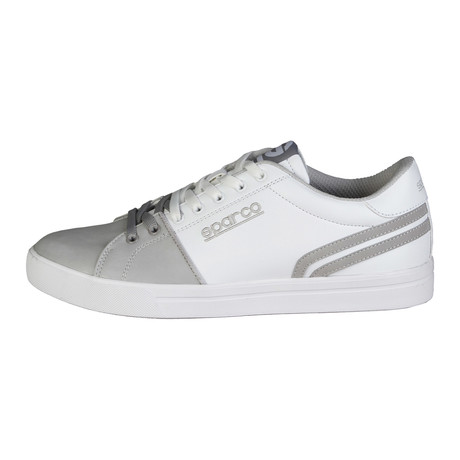 Vivaro Low-Top Sneaker // White + Grey