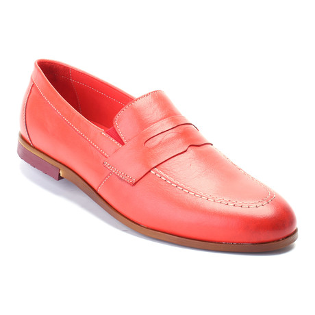 Apron Penny Loafer // Red