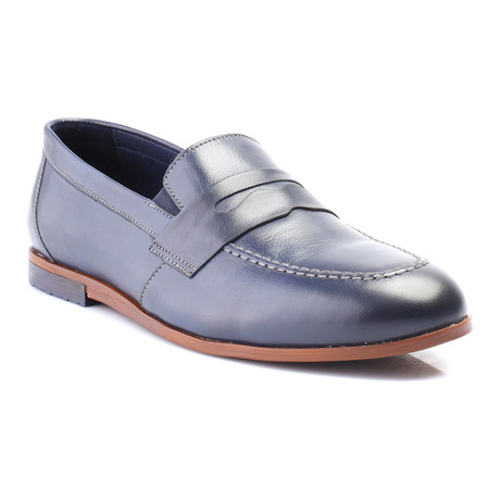 Apron Penny Loafer // Dark Blue
