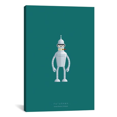 Famous Robots Series // Futurama (Bender Bending Rodriguez)