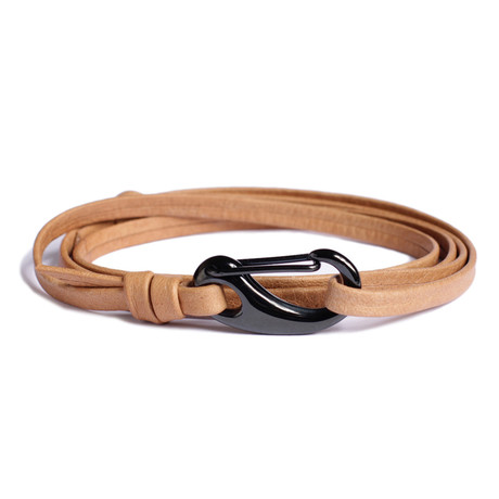 Leather Bracelet // Gunport