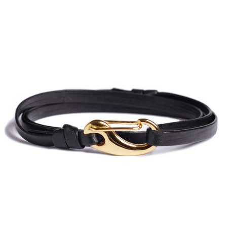 Leather Bracelet // Shield