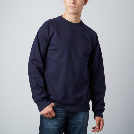 Pullover Fleece Sweatshirt // Navy