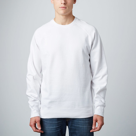 Pullover Fleece Sweatshirt // White