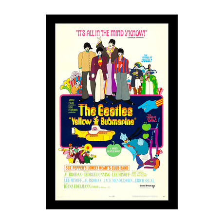 Beatles Poster Yellow Submarine 1968