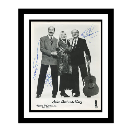 Peter Paul Mary // Signed Photo