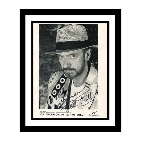 Jethro Tull Ian Anderson // Signed Photo