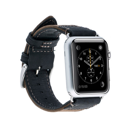 Sport Strap Leather + Canvas Band // Apple Watch 42mm