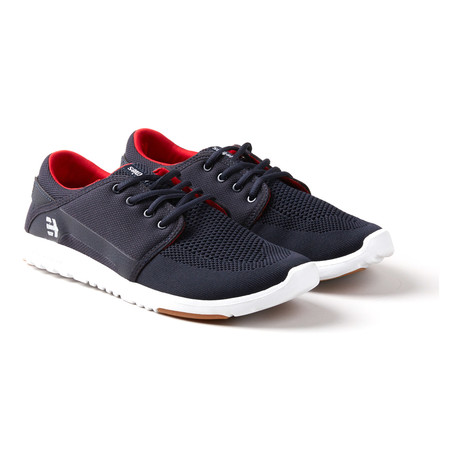 Scout YB Sneaker // Navy + White + Red
