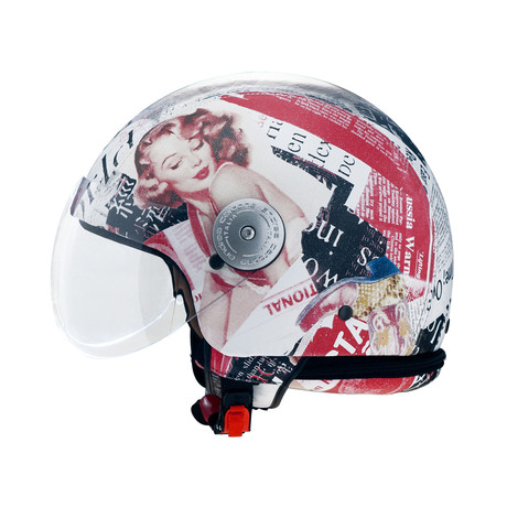 Marilyn Leather Helmet