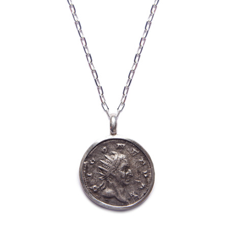 Trajan Decius Silver Necklace