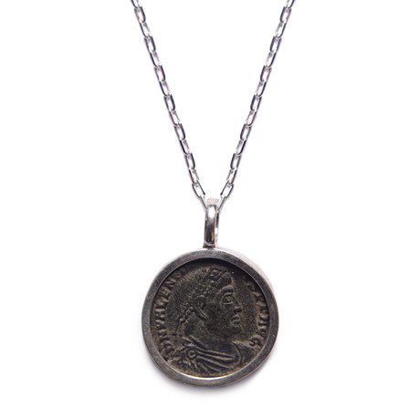 Valentinian the First Silver Necklace