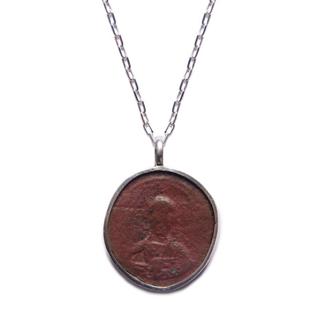 Jesus Christ King of Kings Silver Necklace