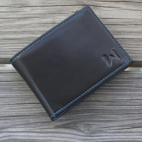 Walli Smart Wallet // Black + Blue