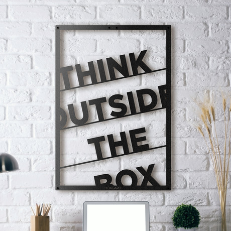 Think Outside The Box // Framed