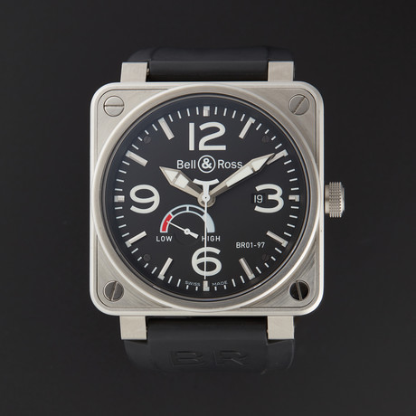 Bell & Ross Aviation Power Reserve Automatic // BR01-97-ST // Store Display