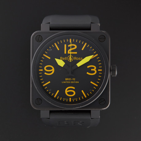 Bell & Ross Aviation Automatic // BR01-92-YELLOW // Store Display