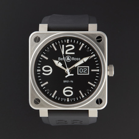 Bell & Ross Aviation Grande Date Automatic // BR01-96-STEEL // Store Display