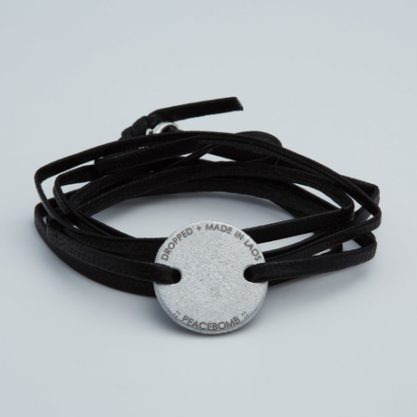 Story Coin Leather Wrap // Black