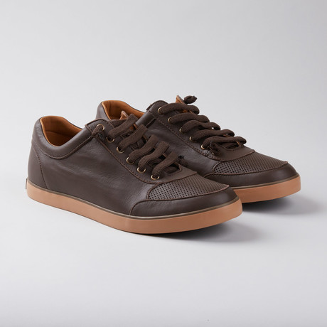 Leather Ox Low Sneaker // Mocha!